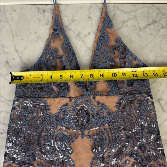 Free People Night Shimmers Mini Dress size 0 - Picture 6 of 9